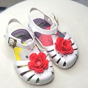 MINI MELISSA The Little Prince  White jellies Size 7